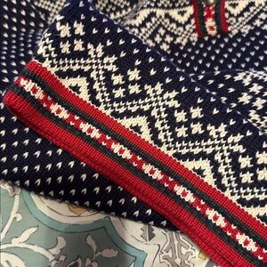 Vintage LL Bean snowflake sweater, size L